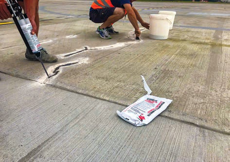 Concrete repair and maintenance work