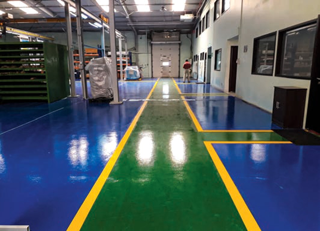 Terra Clean industrial flooring project